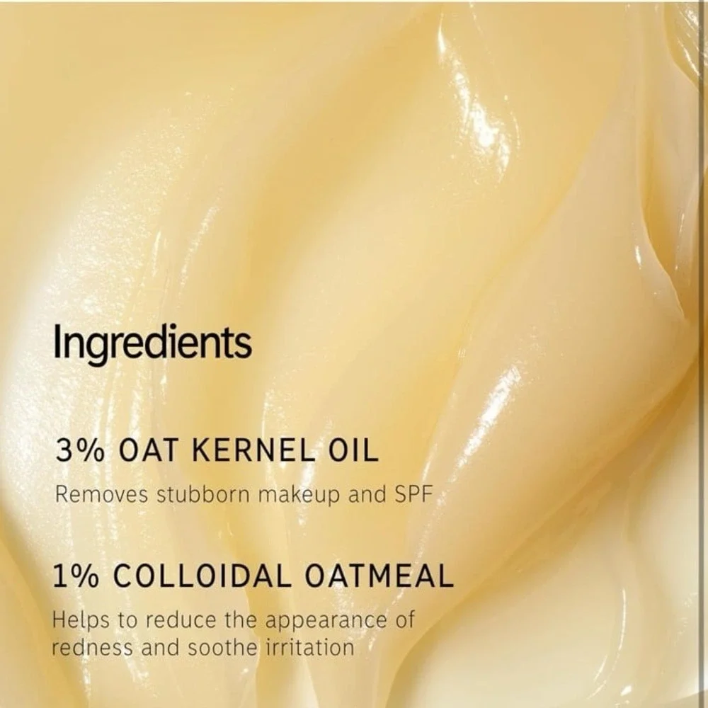 The INKEY List Oat Cleansing Balm 5 Fl Oz/150ml, Dissolves Makeup, Nourishing Sk